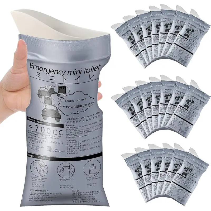 Disposable emergency bag,8/12/20/24 Portable camping bag,Travel Bag,Emergency Portable Urine Bag for Traffic Jams,Vomit bag,
