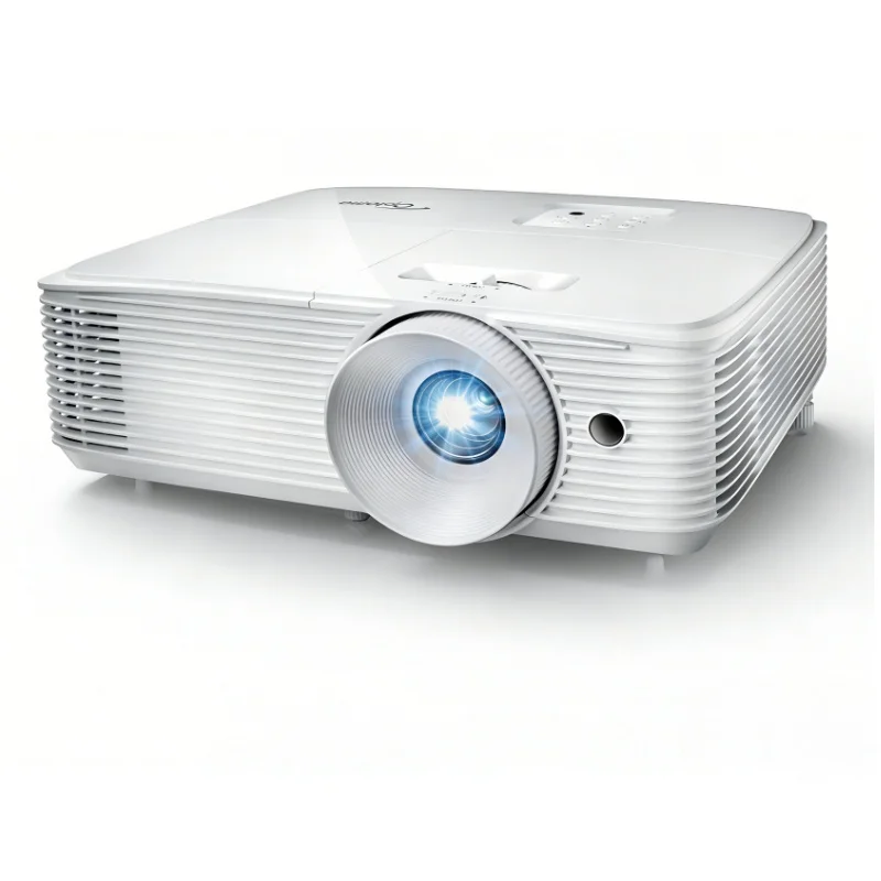 

Lumens portable, projector, white, full high definition home theater and business education and church use