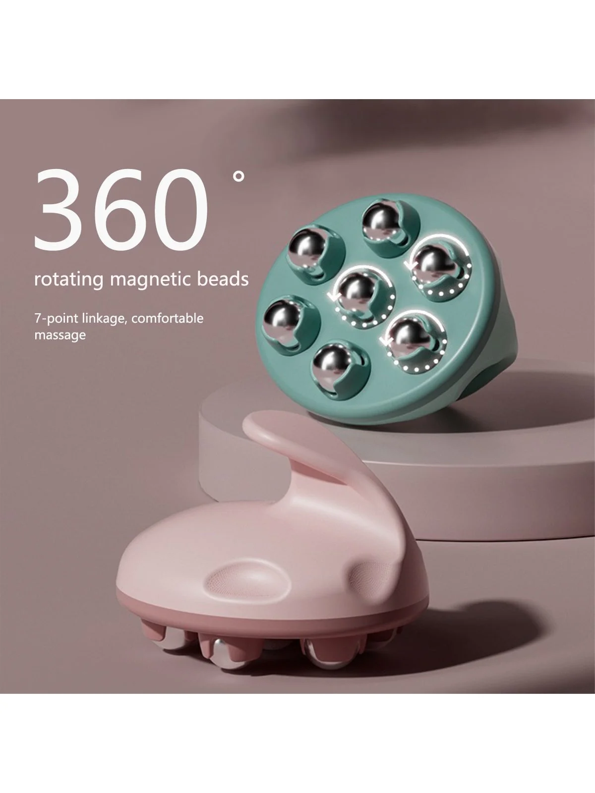 

1PC Seven Ball Massager Roller Portable Multi‑use Body Massage Tool for Abdomen Arms Shoulders Waist Thighs