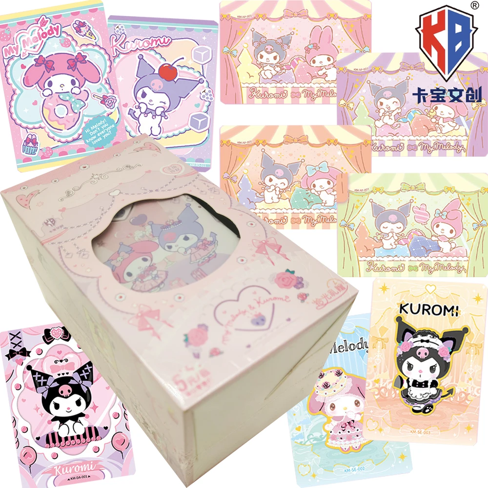 

Genuine Kabao Sanrio Collection Cards Popular Cartoon IP Characters Colorful Personality Anime Peripheral Cards Fan Hobby Gift