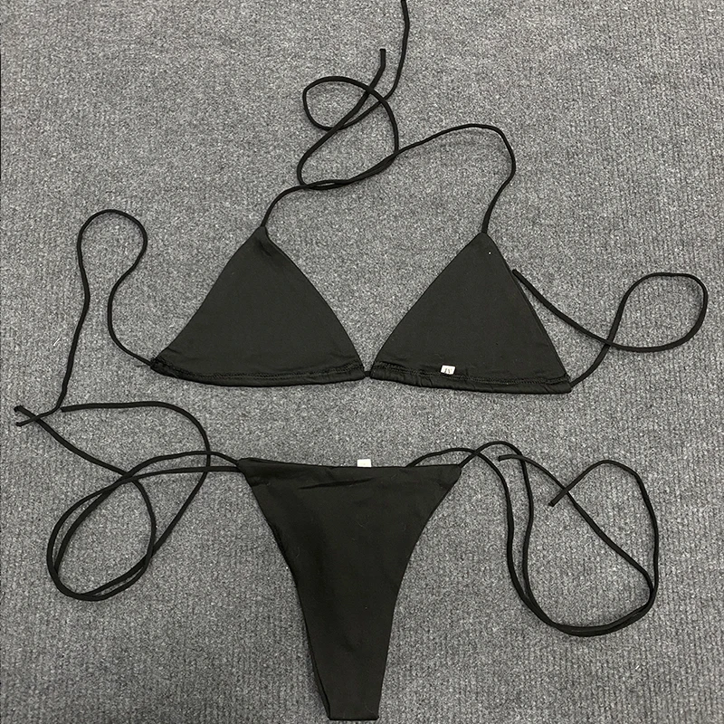 ملابس سباحة للعطلات على شاطئ البحر من American Beach Retro، حزام متباين الألوان، نمط حروف من حجر الراين، قطعتين