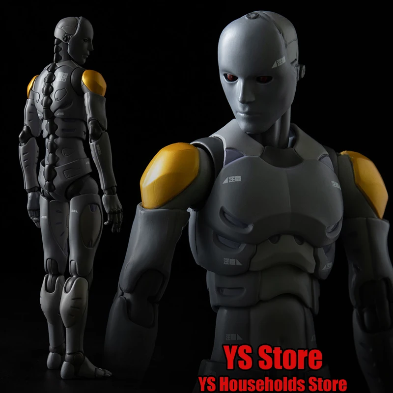 Dong Ya Heavy Industry Original 1/12 Shi Chen Gray Experiment Skeleton Movable Figurine Delicate 6