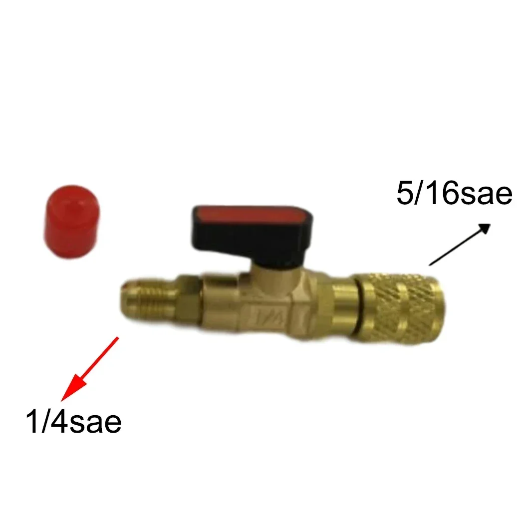 

Shut-off Valve Core Remover Installer Tool Refrigerantion Right-hand Thread 1/2 ACME F X 1/4 SAE M For R32 HVAC System