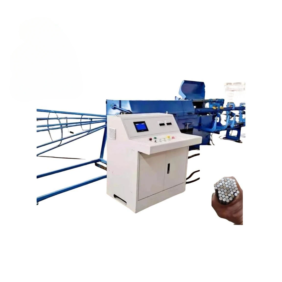 Qipang  high quality steel wire straightening and cutter high speed straightening and cutting machine