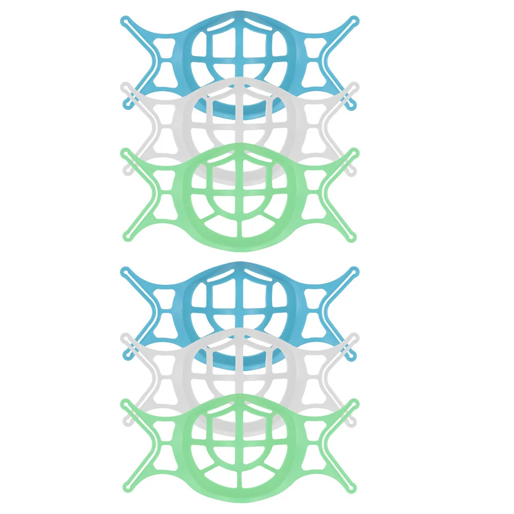 6 Pcs Mask Makeup Protection Comfort Inner Frame Breathable Bracket Support Face