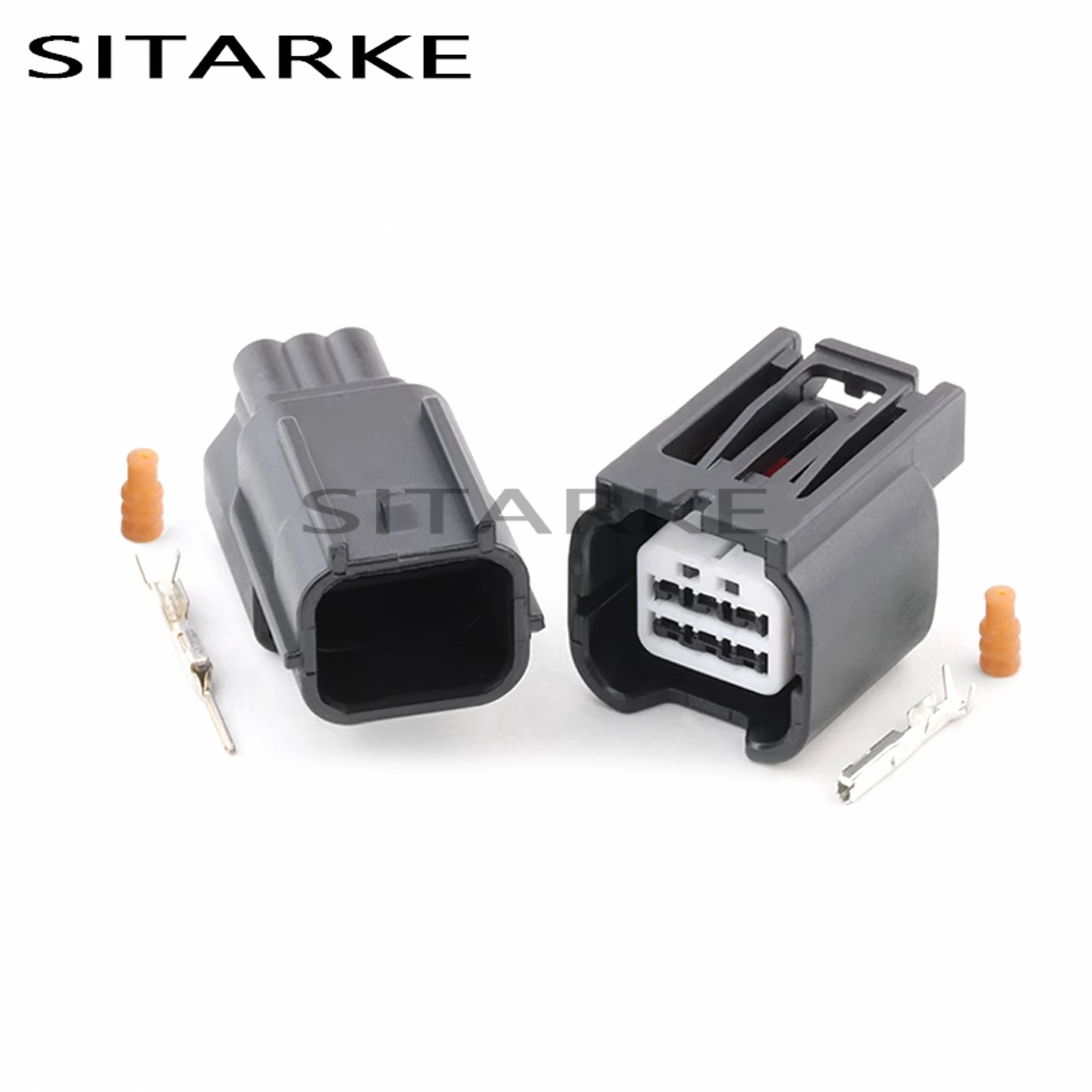 6 Pin 0.6MM Waterproof Automotive Wire Connector Male Female Reversing Radar Plug 7282-2764-30 7283-2764-30 For Nissan Toyota