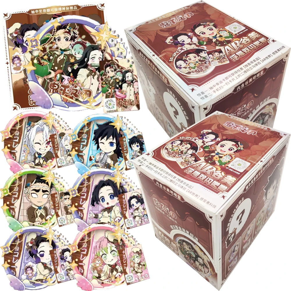 

Demon Slayer Collection Flash Cards Hashibira Inosuke Character Fun Lovely 75mm AR Badges Accessories Anime Surprise Peripheral
