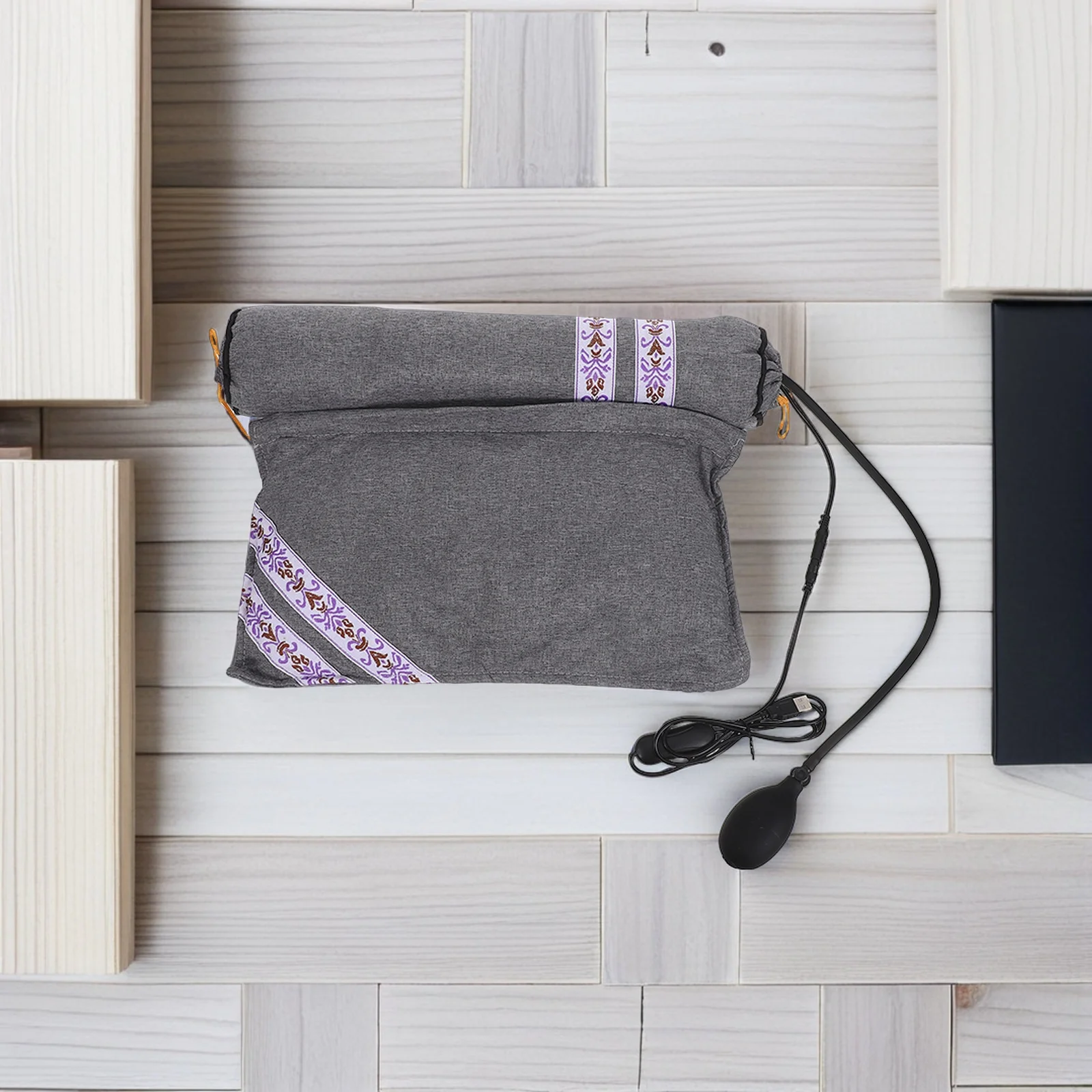 

Травяная подушка для шеи, USB-нагрев, регулируемая эргономичная поддержка, горячий компресс для облегчения жесткости - портативная электрическая грелка для