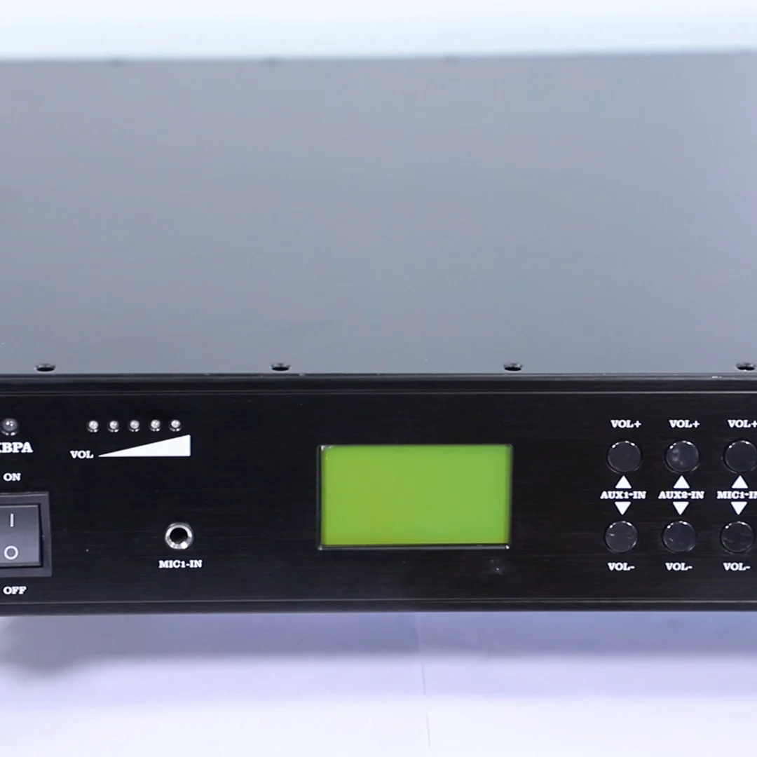 Pa Systeem Professionele Audio Versterker En Ip Pa Systeem Digitale Netwerk Audio Versterker Output 100-650W