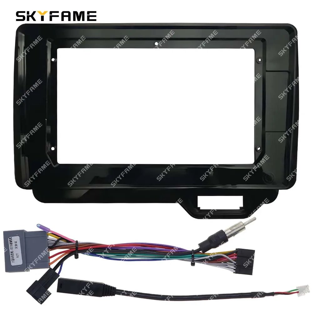 SKYFAME Car Frame Fascia Adapter Android Radio Dash Fitting Panel Kit For Honda N-BOX