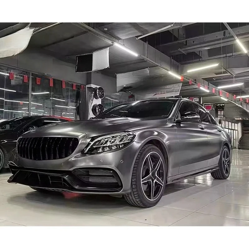 

Car Accessories C Class W205 Upgrade to C63 Front Face with Bumpers and GT Grill