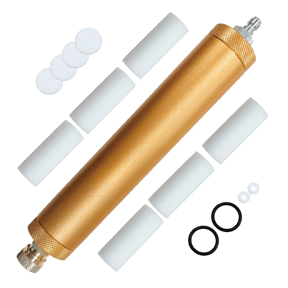 

Hpa Compressor Filter，4500PSI 300BAR HPA air filter for pump， with Quick Disconnect HPA Filtering Water-Oil Separator