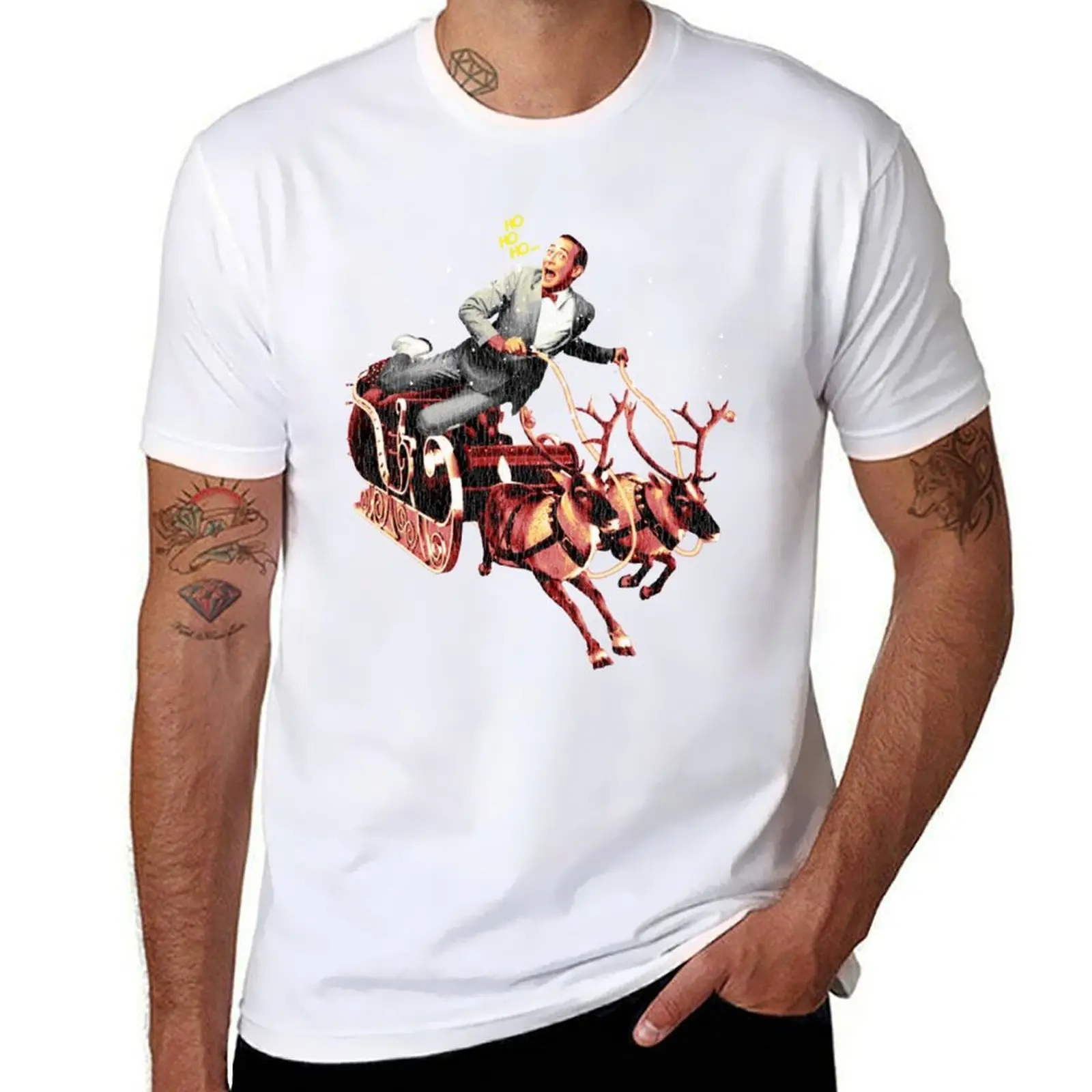 

Pee Wee Herman Merry Christmas T-Shirt t shirts with prints funny t shirts dark humor T-Shirt