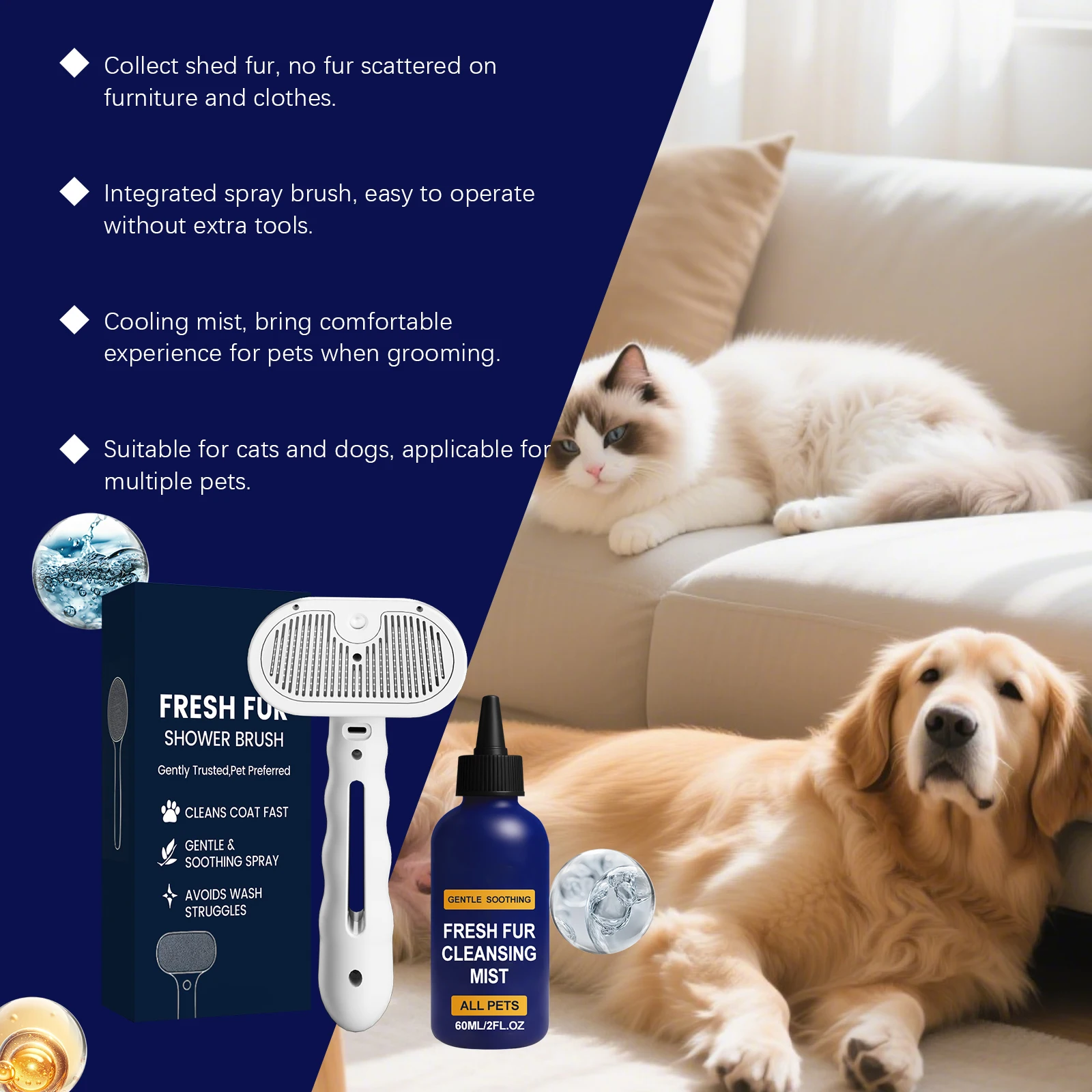 Pet Fur Detangling Spray 2
