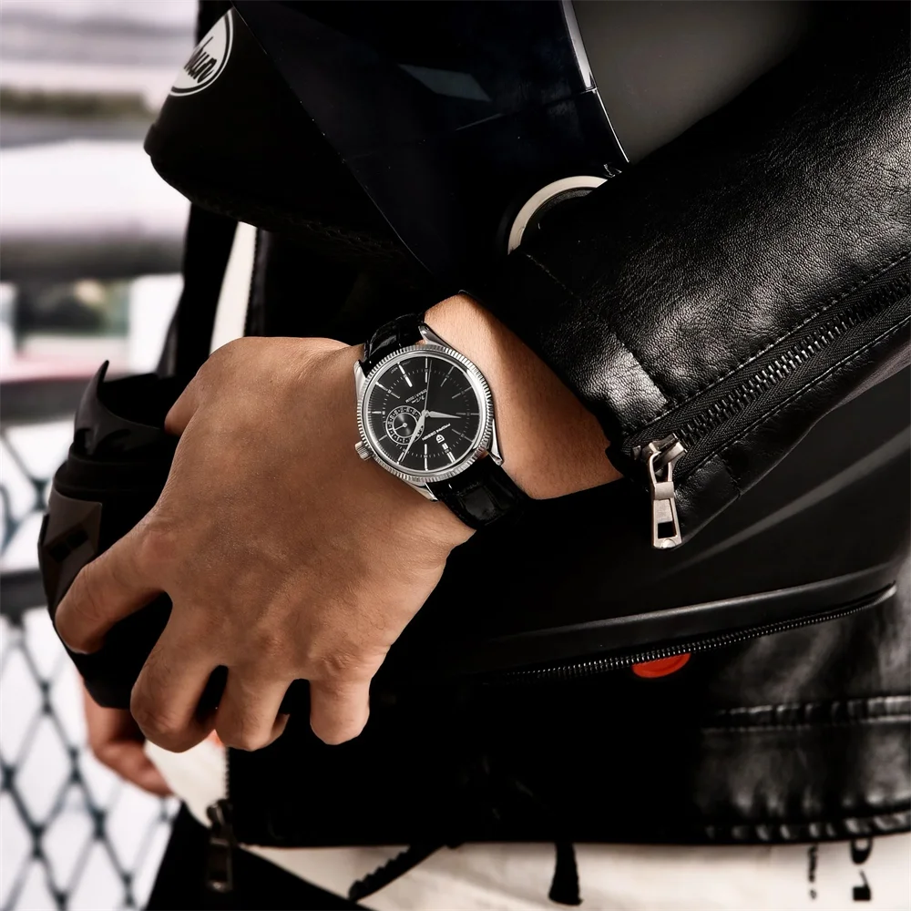 PAGANI DESIGN Männer Quarz Armbanduhren Luxus Saphirglas Taucher Uhr Männer 200m Wasserdicht Datum Uhr Business Uhr Für Männer