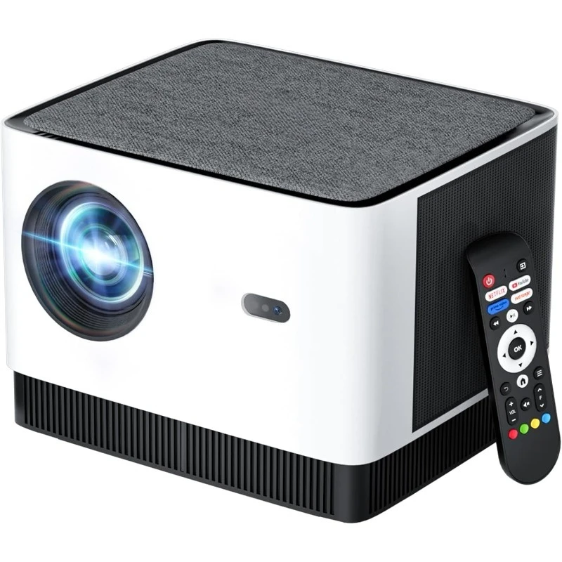 

[Netflix Licensed &Dolby Audio]Smart Projector 4K Supported TRUE 600ANSI Native 1080P With WiFi And Bluetooth & Dual Strong