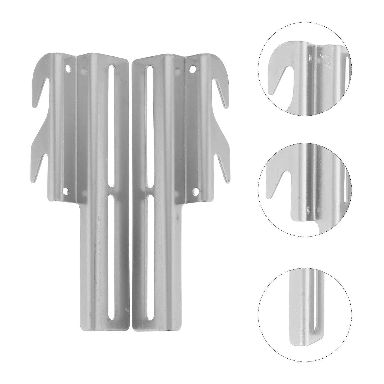

Adjustable Bed Frame Modification Bracket Kit Stainless Steel Headboard Mounting Brackets For Support