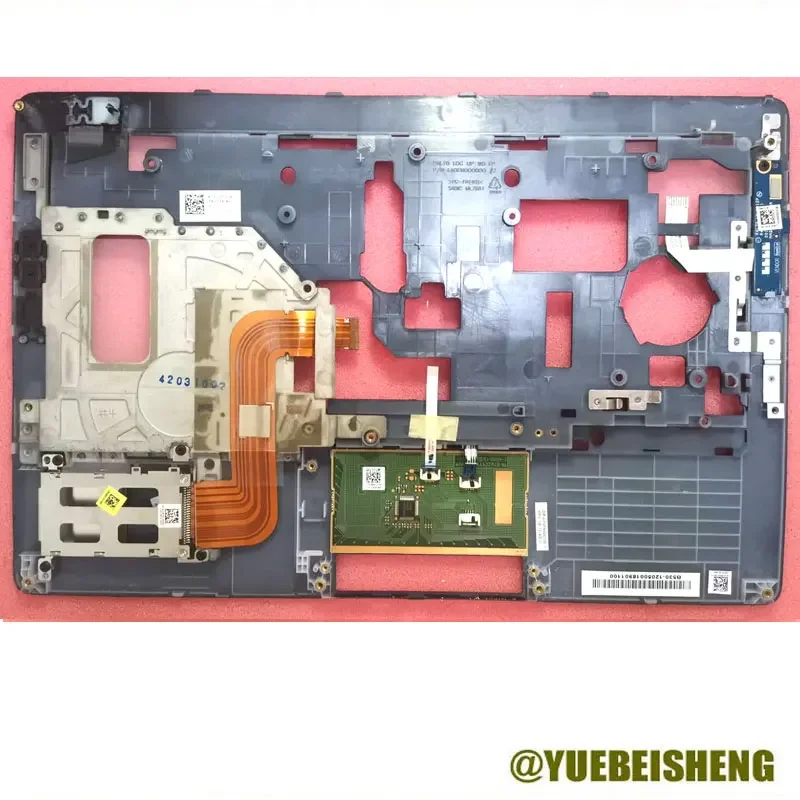 YUEBEISHENG        New/org For Dell Latitude E6320 palmrest Upper cover touchpad left and right keys shell 0P7GPY