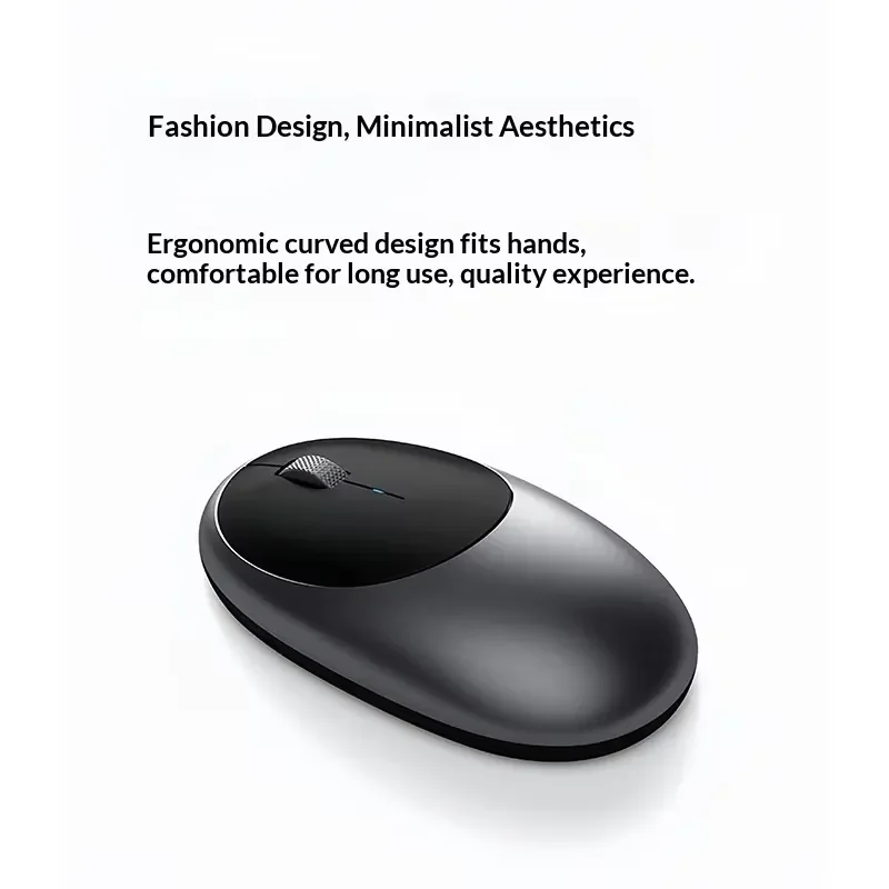 2026 for Satechi Wireless Bluetooth Mouse Ergonomic Design for Pro Air Supports macOS Windows Slim Portable