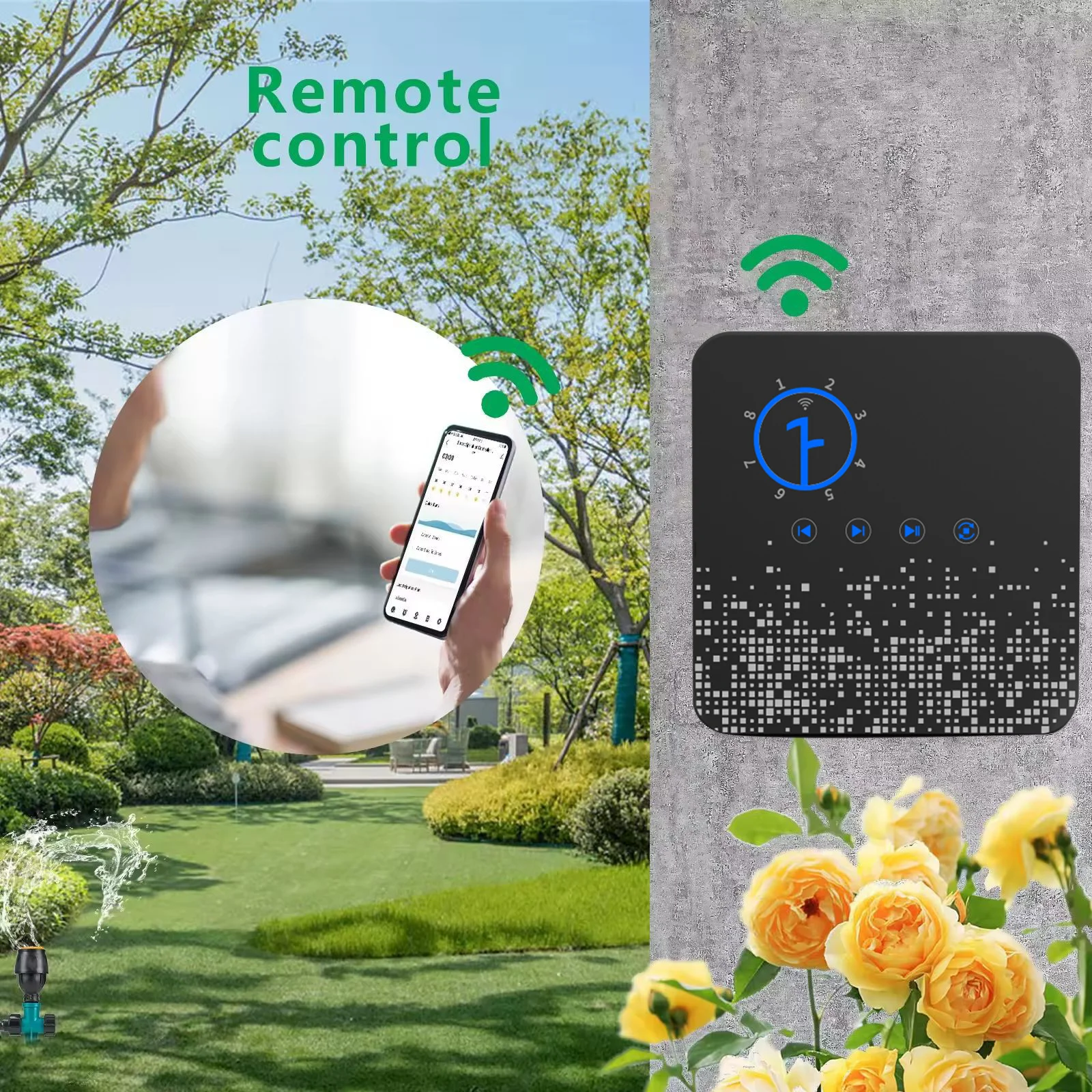 Tuya Smart WiFi Sprinkler Controller 8 zone Timer di irrigazione irrigatore automatico del dispositivo di irrigazione per piante di terreni agricoli