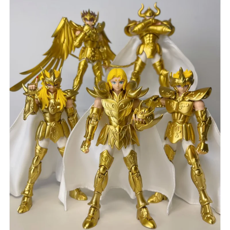 

Blokees оригинальные золотые строительные блоки Saint Seiya, игрушки, экшн-фигурка Milo Aiolia Seiya Mu, сборная модель, фигурка, детские игрушки, подарки