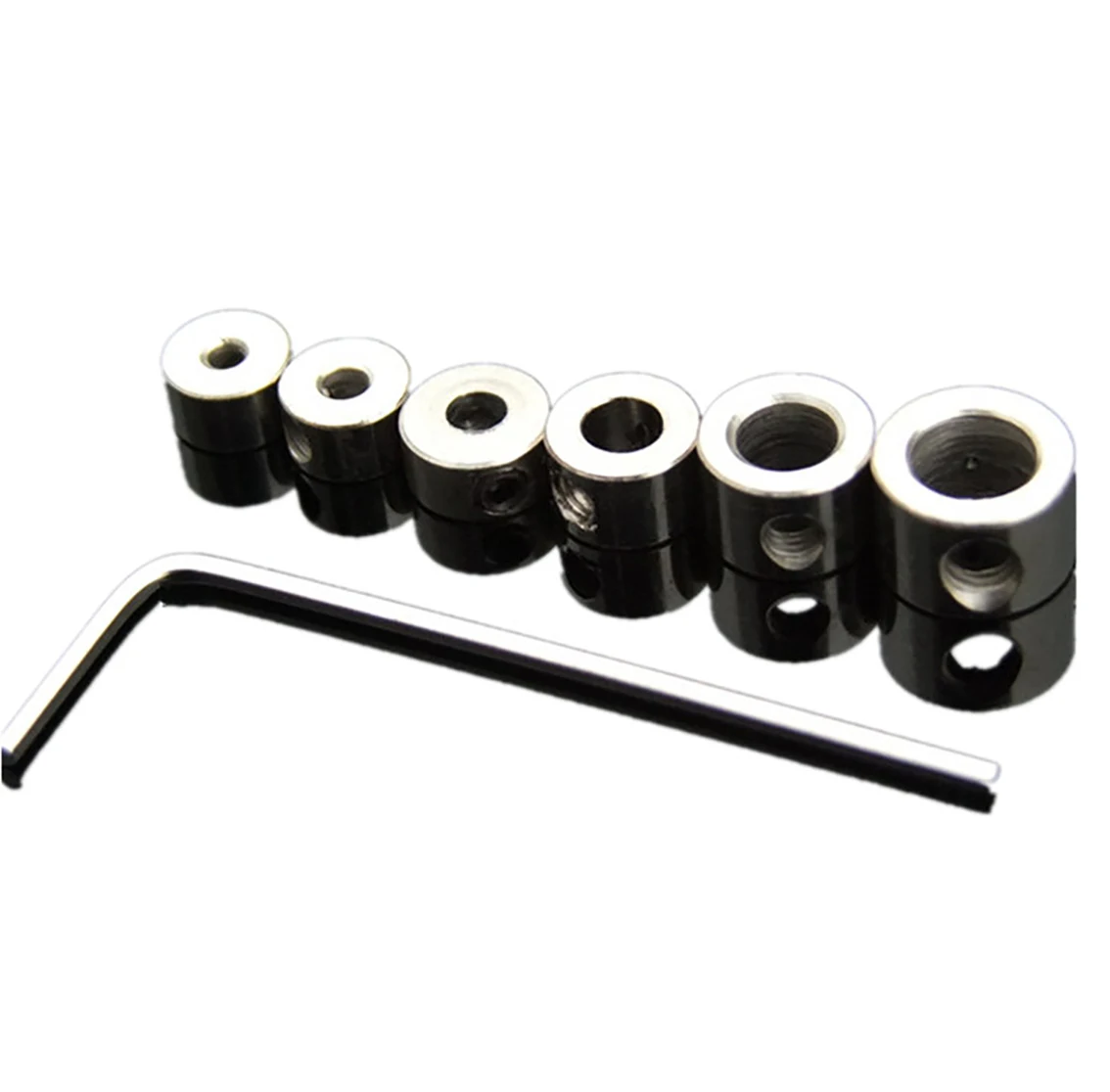 10Pcs ID 1.55/2.55/2.1/3.1/4.1/5.1/6.1/8.1mm Metal Shaft Sleeve Wheel Lock Shaft Bushing DIY Model Parts