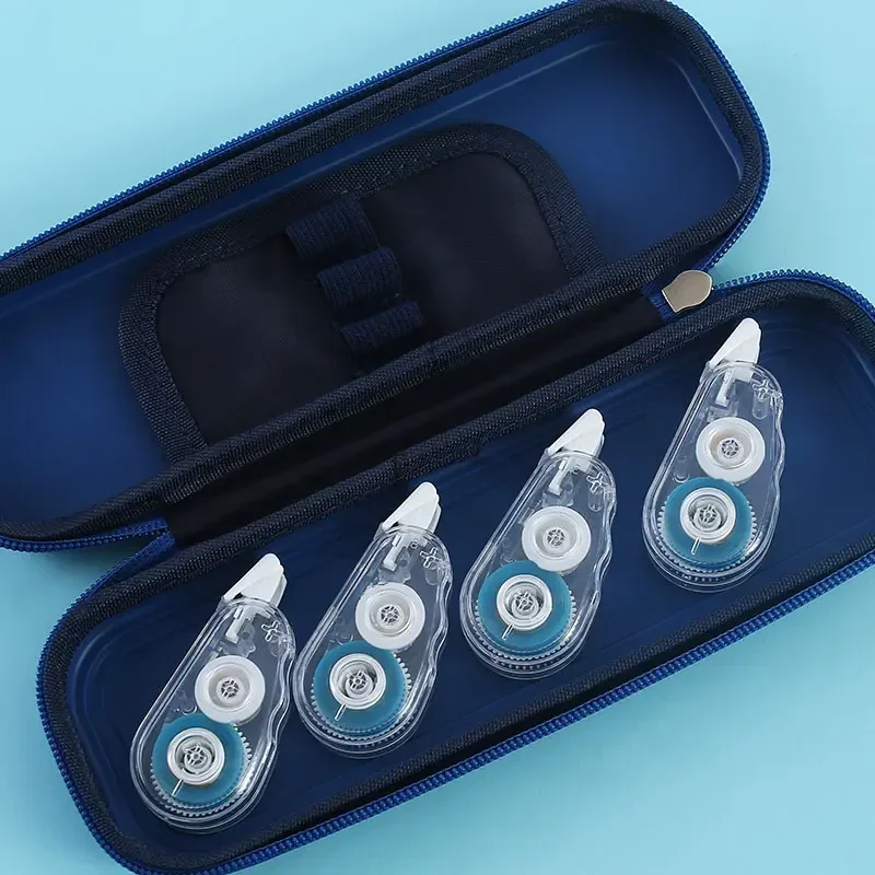 4PCs Double-Sided Adhesive Dots Glue Tape Acid Free Glue Tape Roller Permanent Tape Roller Tape Runner Back to School Supplies