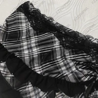 Summer Y2K Skirt Women Harajuku Streak Graphic Print Sexy Spicy Girls Mini Skirt Hip Hop Punk Lace Half Length Skirt 2