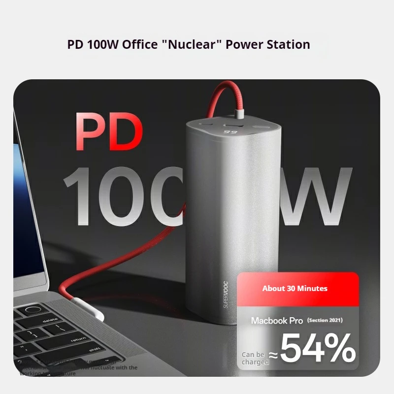 ONEPLUS Supervooc 20000mAh قوة البنك 150 واط قدرة عالية المدمج في كابلات شاحن 100 واط PD المحمولة شحن سريع للهاتف 17