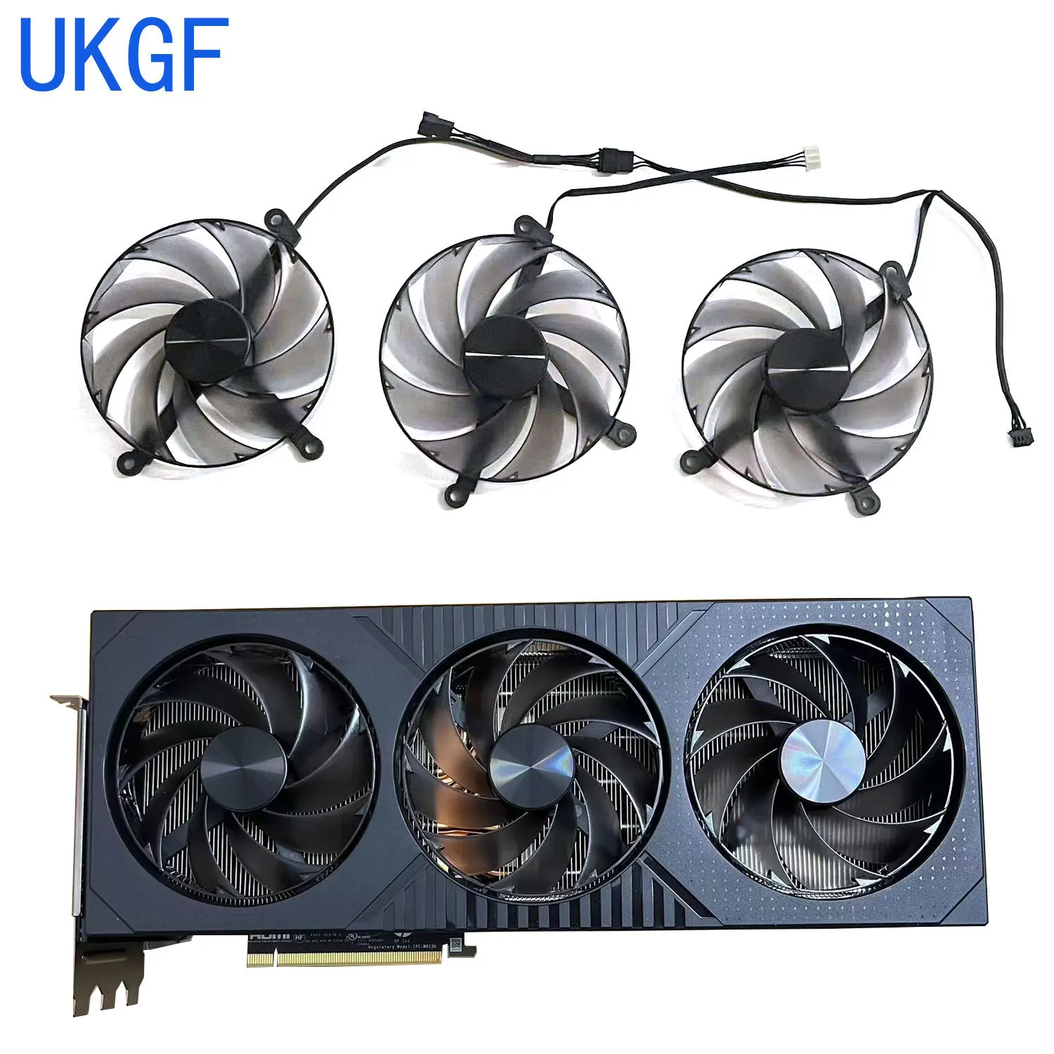 

New PLD10020B12H 4PIN 98MM DC 12V 0.65A RTX4090 GPU fan suitable for HP Shadow Elf RTX4080 4090 graphics card cooling