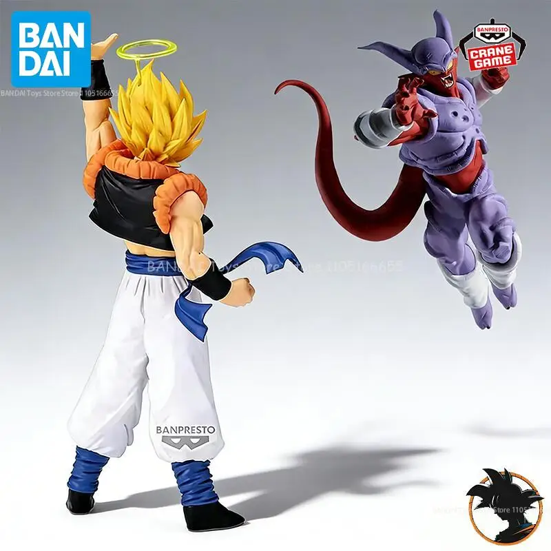 

Оригинальные фигурки Bandai Banpresto Dragon Ball Z Match Makers: Супер Сайян Гогета и Джанемба, аниме-фигурки, модели, статуэтки, игрушки