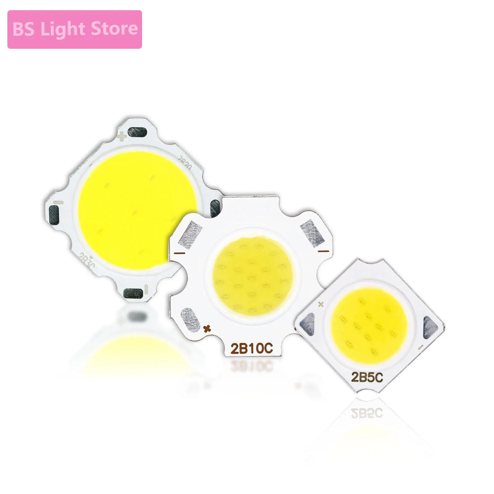 10-50PCS LED Bead 3W 5W 7W 10W Warm White Neutral White 10*21mil Integrated Bead 1313 2020 2422 Track Light Spotlight Accessory