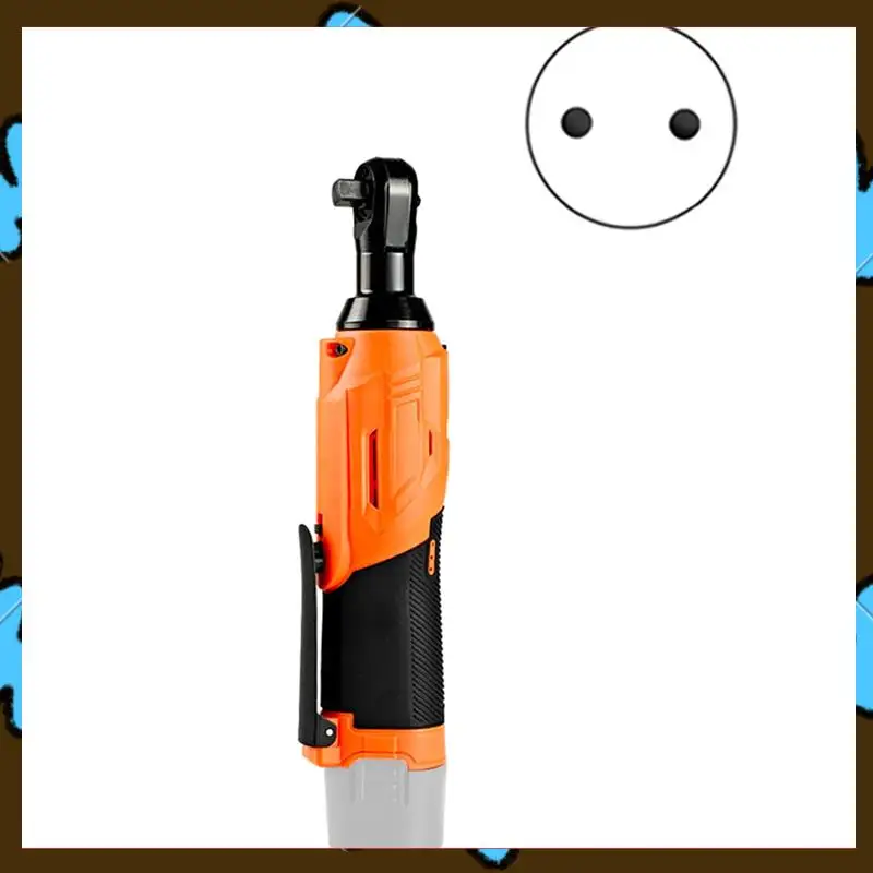 

Promotion! 200Nm High-Torque 90° Cordless Ratchet Wrench Set 3/8'' Angle Wrench With 12V Batteries EU Plug
