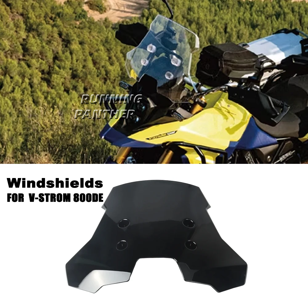 Windshields Windscreen Wind Shield Tall High Screen Deflector Fairings Protector FOR SUZUKI V-STROM 800DE 2023 2024