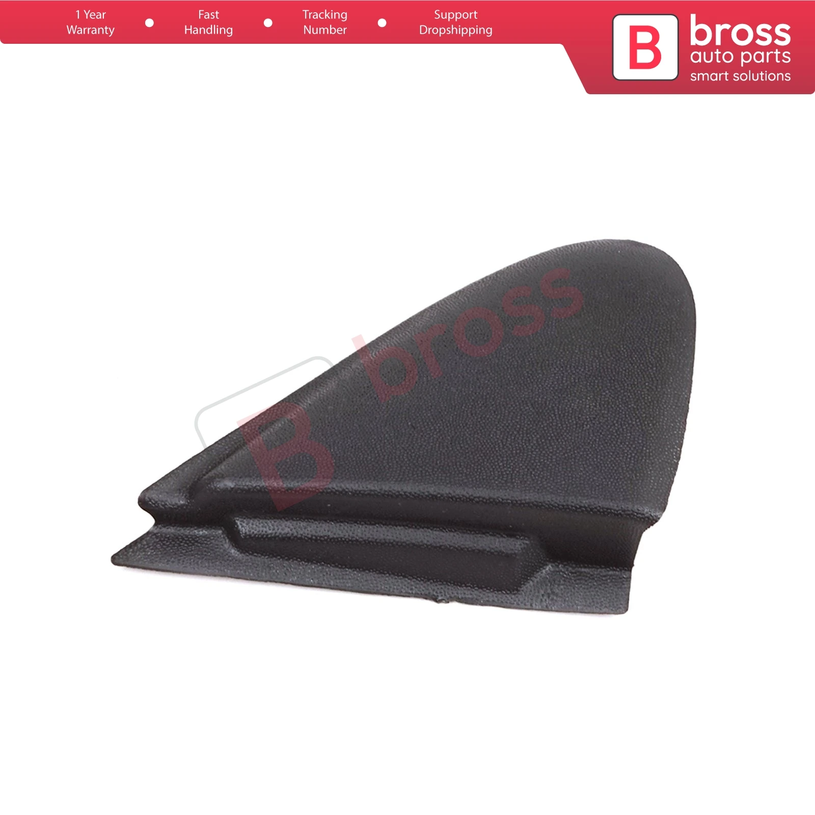 

BSP1133-2 RIGHT Side Wing Exterior Mirror Triangle Fender Corner Trim Plastic Cover for Renault Megane MK3 Fluence 638740012R