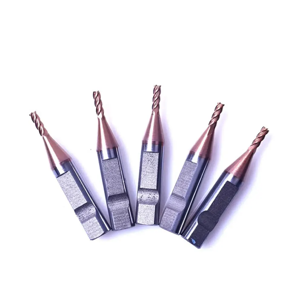 5pcs x 4 teeth carbide 2.0mm end milling cutter for V8 X6 key cutting machines