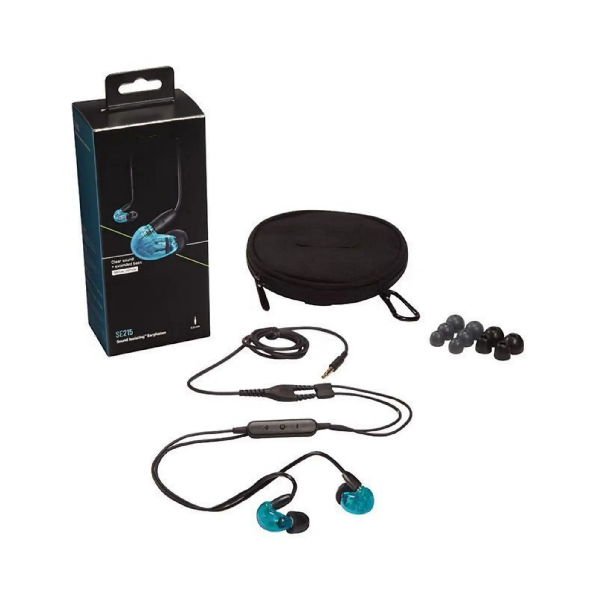 TXP-SE215-CL-UNI audio isolation headset with built-in remote and microphone for iOS/Android