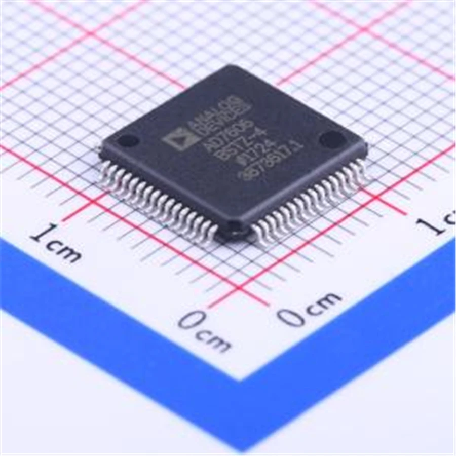 2PCS/LOT AD7606BSTZ-4RL (ADC/DAC/Data Conversion)