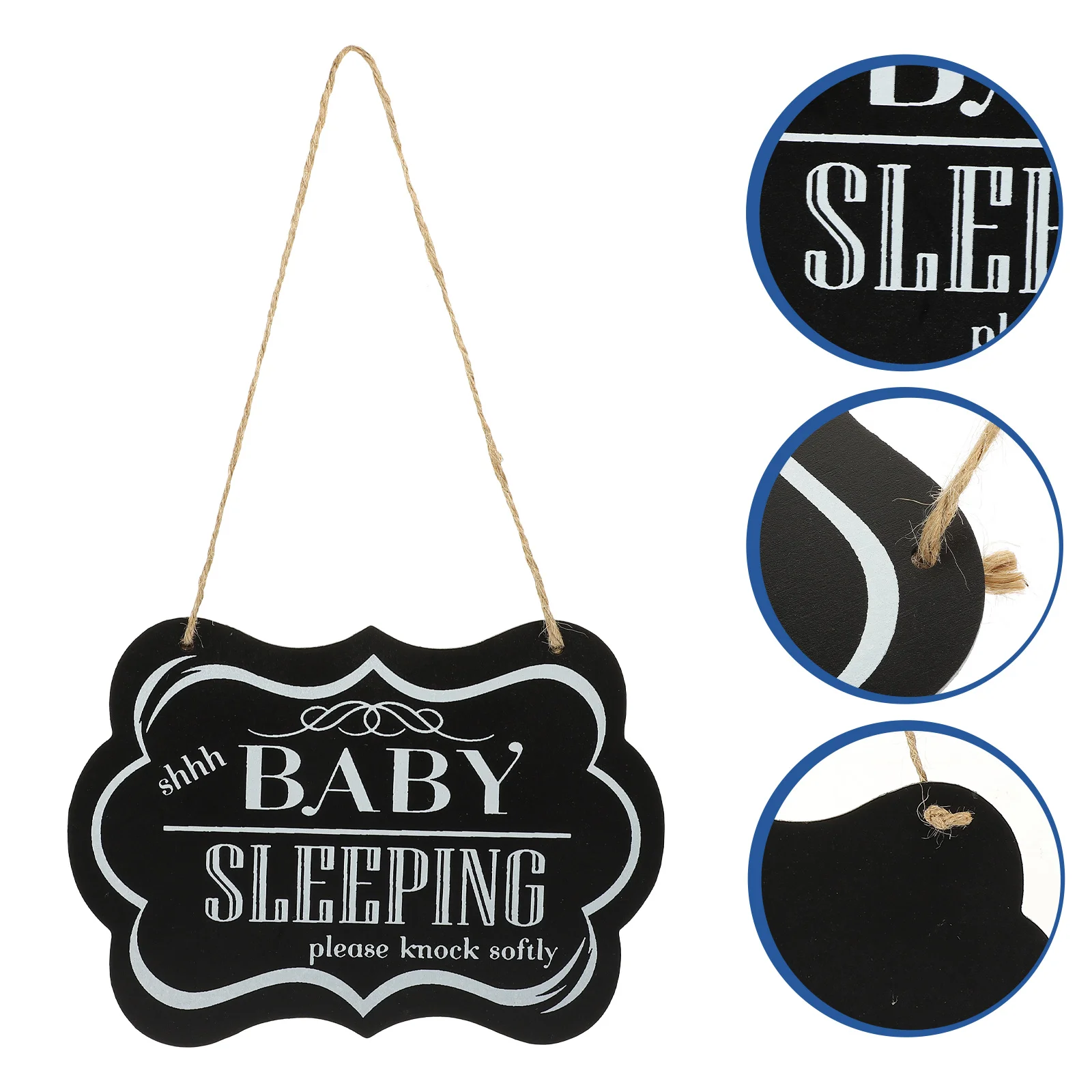 

Wooden Hanging Baby Sleeping Do Not Disturb Cloud Shape Wall Decor Wall Decor Craft nament Wooden Sign JM00950
