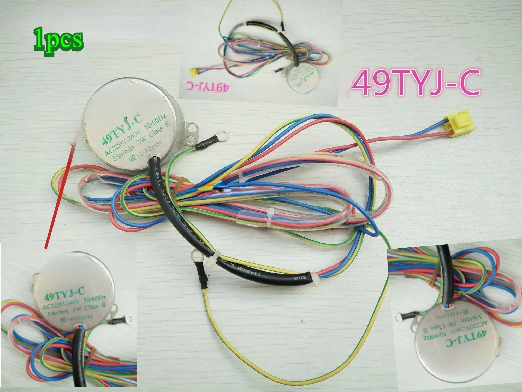 1PCS 49TYJ-C Original for air conditioner parts cabinet swing wind motor synchronous motor fan