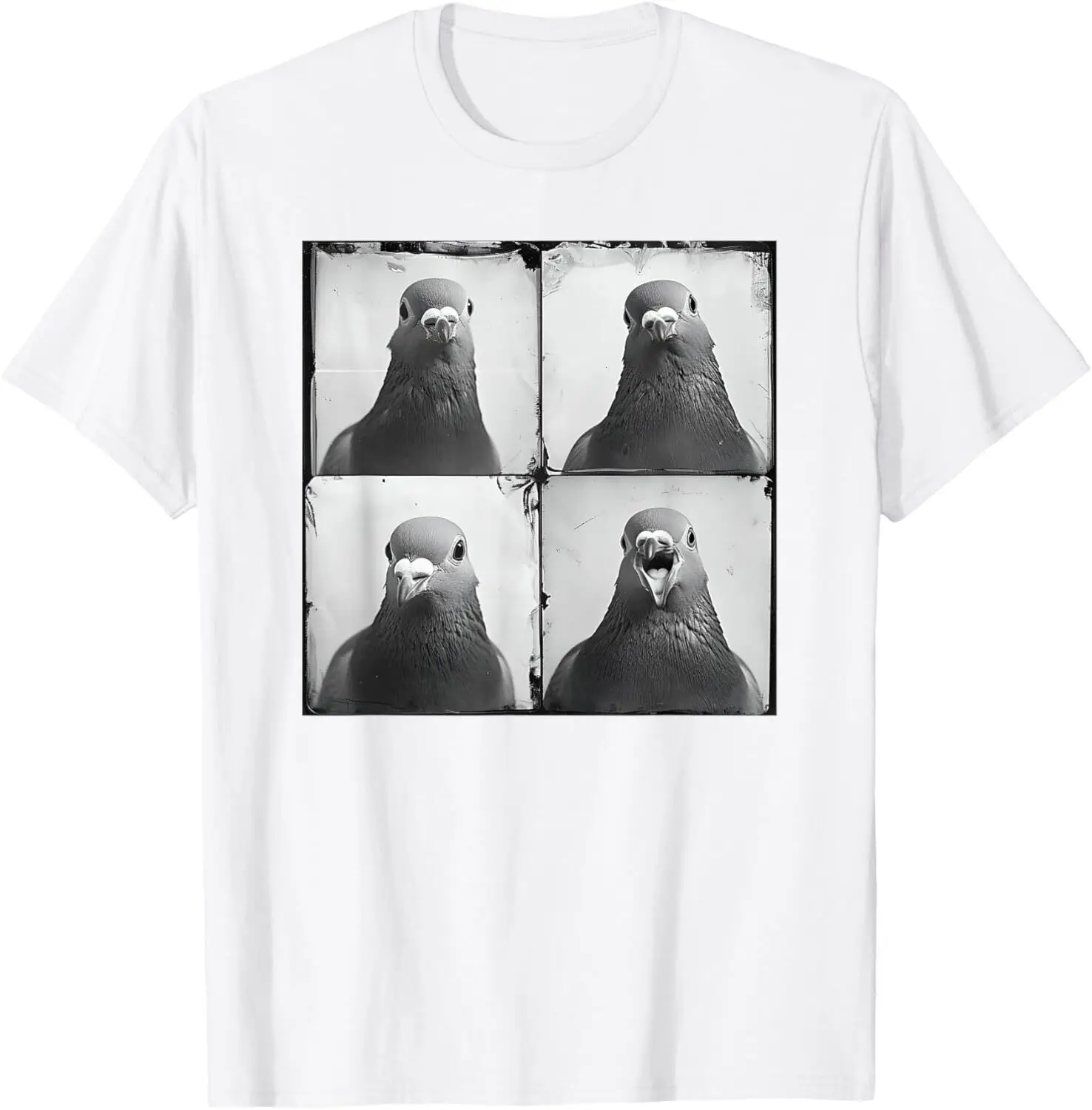 Pigeon Fancier Retro Portrait Keep Pigeons Funny Animal T-Shirt