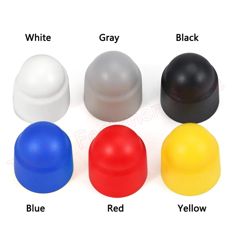 Hexagon Nut Bolt Protection Cap PE Plastic Decorative Cover M3 M4 M5 M6 M8 M10 M12 M14 M16 M18 M20 M22 M24 White/Black/Red/Blue