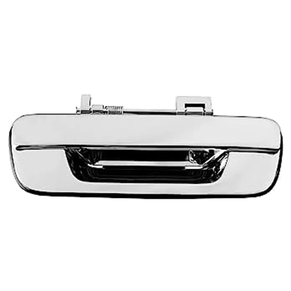 Custom Fit Tailgate Handle Car Upgrade No Lock Tailgate Chrome Tailgate Handle Robust Materials Custom Fit For Isuzu D-Max