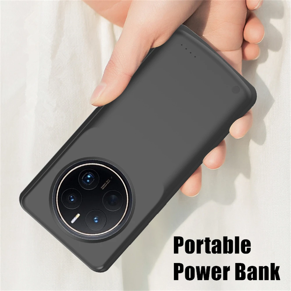 Backup Power Bank Case For Huawei Mate 50 Pro Mate 50E Battery Cases 6800mAh Portable Charger External Battery Powerbank Cover image 3