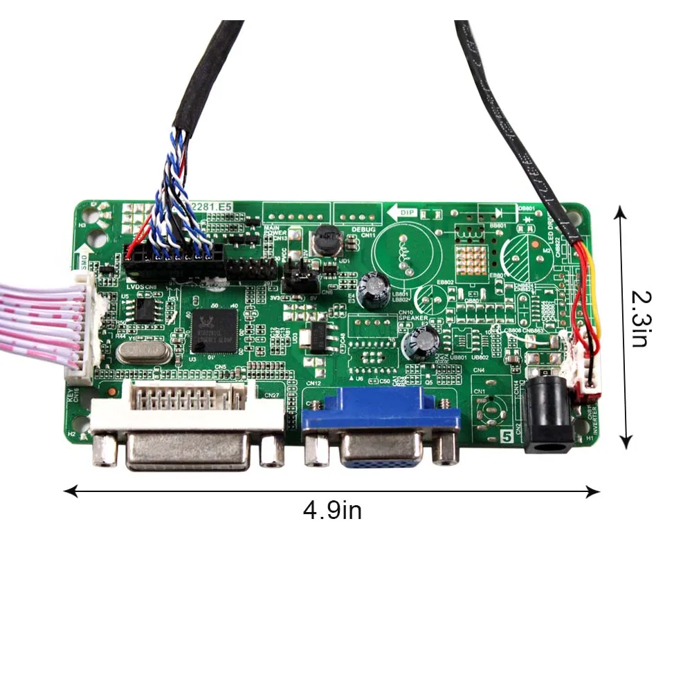 VGA DVI กระดานควบคุมแอลซีดีสำหรับ8.4ใน800x600 G084SN05 V8 G084SN05 V9แอลซีดี