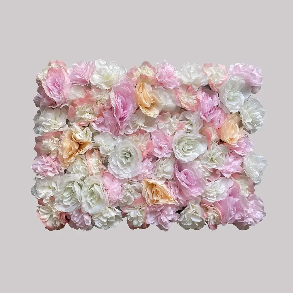 

1/4Pcs 40X60CM Silk Rose Flower Wall Artificial Flowers for Wedding Decoration Flower Wall Wedding Christmas Home Backdrop Decor