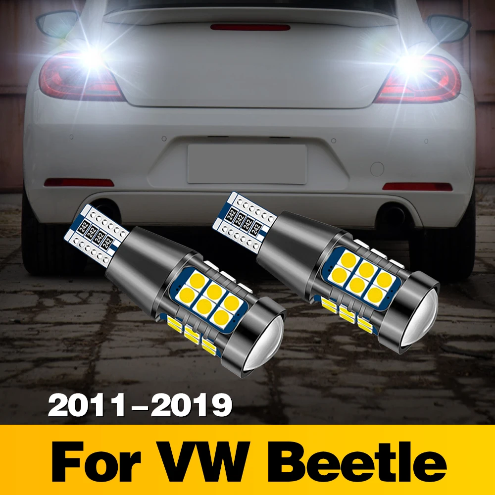 

2x T15 Signal-Lamp LED Bulb Car Reverse Light Tail Lamp Accessories For VW Beetle 2011 2012 2013 2014 2015 2016 2017 2018 2019