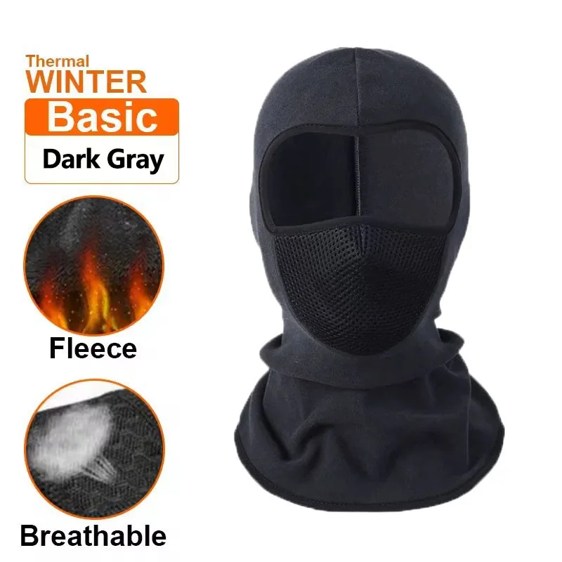 Thermische winter bivakmuts Fietsen volgelaatsmasker Warme buitensporten Motor Ski Vissen Jachtmasker Fleece sjaal Cap Bandana