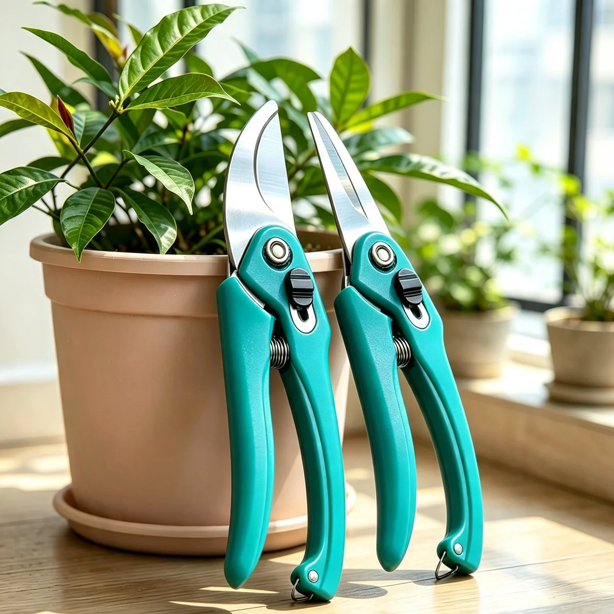 Straight/ Beak Head Pruning Shears Non-slip HandleStainless Steel Outils Manuels Household Bonsai Garden Scissors Pruing Shear