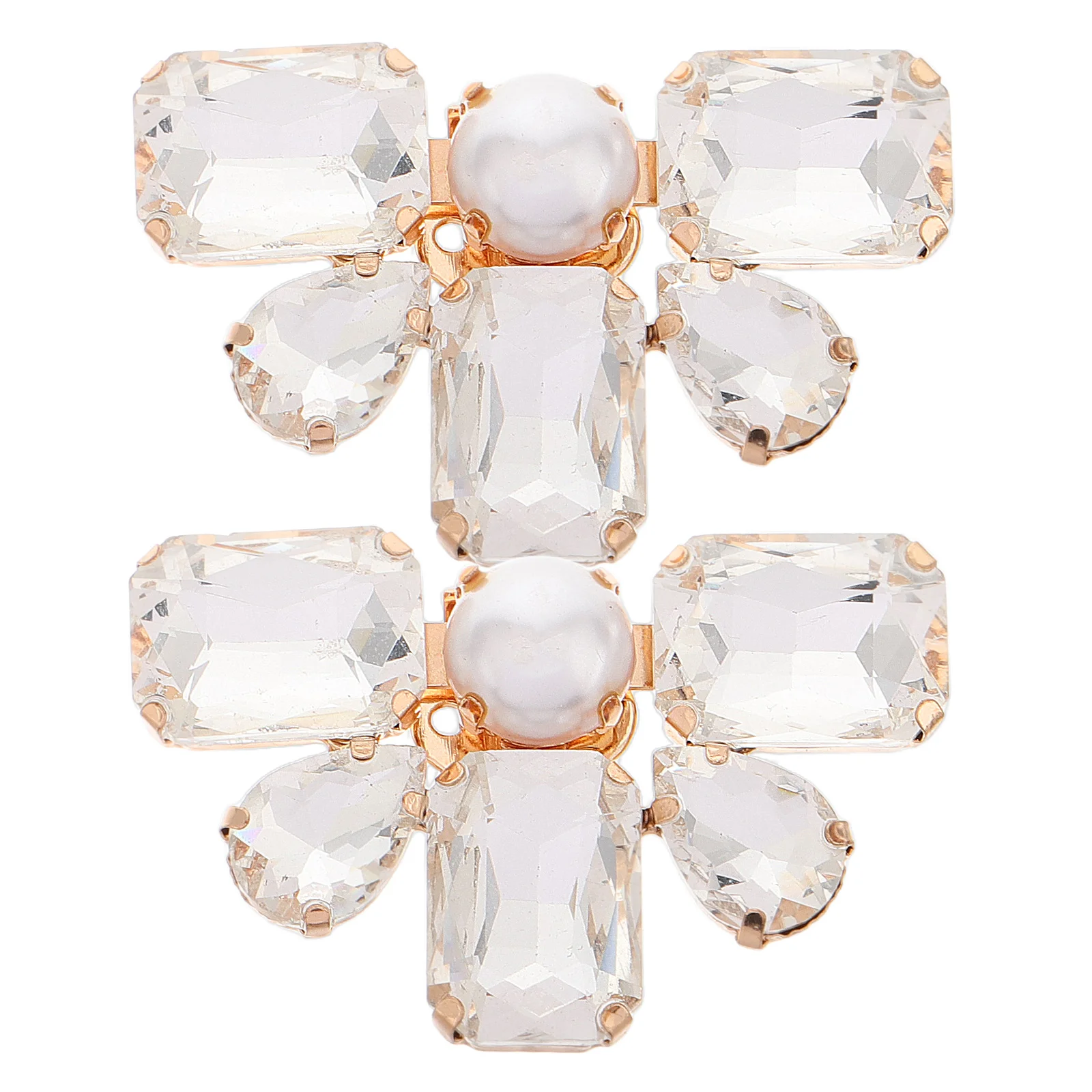 

2Pcs Detachable Heel Buckles Decorative Accessories Removable Zinc Heel Clips For Shoes Bridal Party Shoe Clipsheel Jewelry
